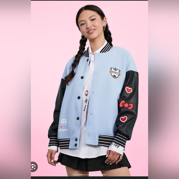 XO Hello Kitty varsity jacket - Picture 2 of 4